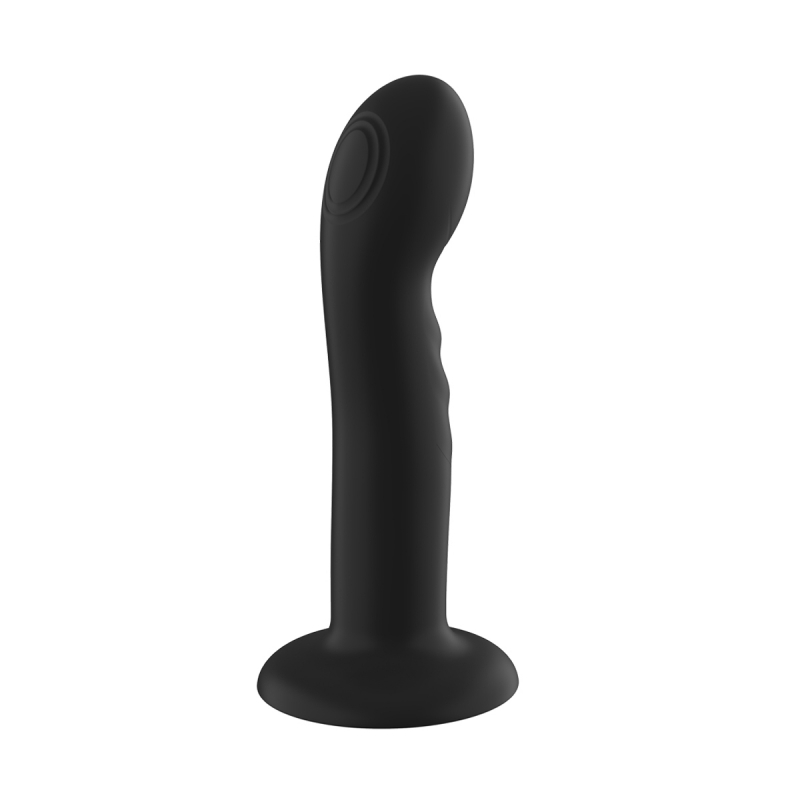 Вибратор с пульсацией в головке "Aphrodisia Duo-Pulse" черный 