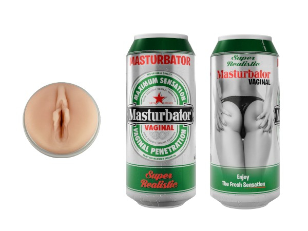 Мастурбатор в банке "Masturbator" реалистичная вагина 
